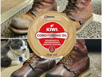 KIWI Shoe Conditioning Oil as low as $3.72 After Coupon (Reg. $9.04) + Free Shipping! Leather Care for Shoes, Boots, Furniture, Jacket, Briefcase and More