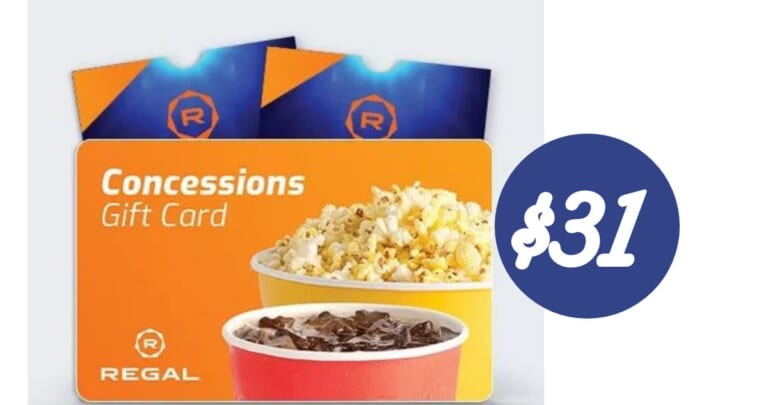 Regal Cinemas Ultimate Movie Pack for $31