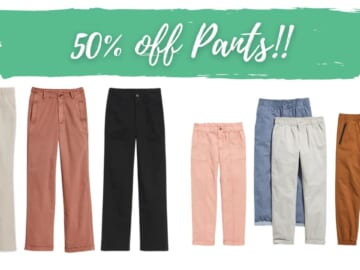 Old Navy | 50% Off Pants For The Family!