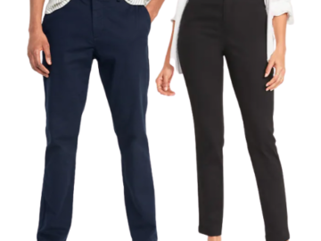 Today Only! Save 50% on Old Navy Women’s Pants $14.99 (Reg. $34.99) + For Men + For Girls + For Boys