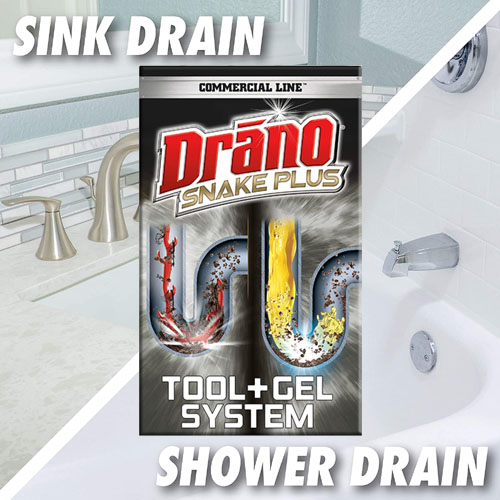 Drano Drain Snake Clog Remover Tool and Gel System as low as $7.12 After Coupon (Reg. $10.99) + Free Shipping – 16 oz Gel + 23 inch tool for Kitchen and Bathroom Drains