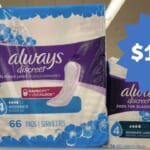 Always Discreet Pads Only $1.49 at Publix