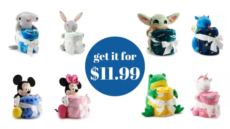 Kids’ Blanket & Plush Sets $11.99 At Kohl’s