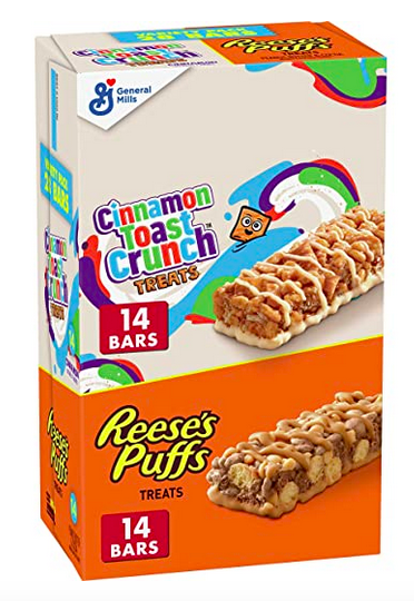 Reese’s Puffs and Cinnamon Toast Crunch Breakfast Bar Variety Pack, 28 Bars only $5.59 shipped!