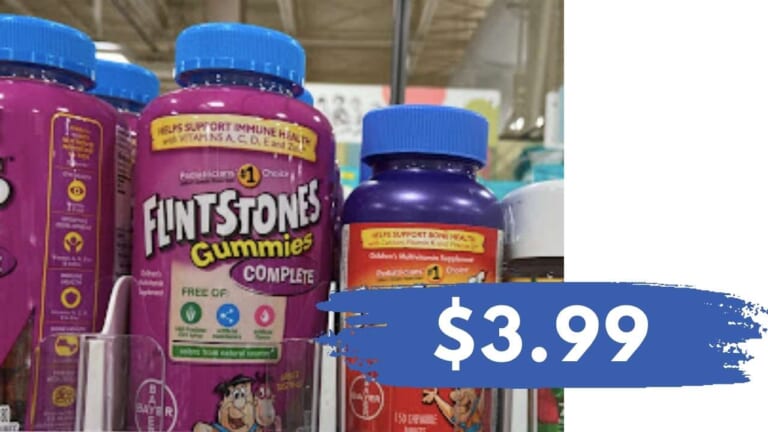 $3.99 Flintstones Gummy Vitamins