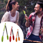 Set of 3 Popco Tongs with Silicone Tips $12.12 (Reg. $29.99) – Non Stick, Heat Resistant