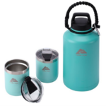 Ozark Trail 3-Piece Stainless Steel Vacuum Bottle Tumbler Combo only $15!