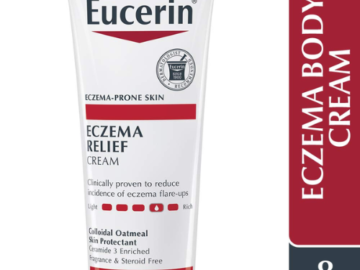 FOUR Eucerin Eczema Relief Cream, 8 Oz as low as $6.82 EACH Tube After Coupon (Reg. $10.49) + Free Shipping! + Buy 4, Save 5%