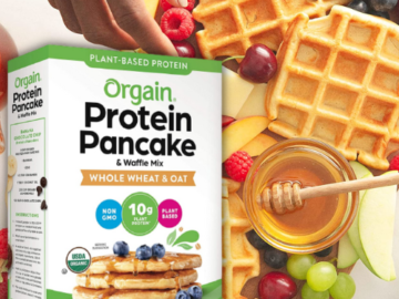 Orgain Protein Pancake & Waffle Mix, Whole Wheat & Oat as low as $5.94 Shipped Free (Reg. $7) – 1K+ FAB Ratings!