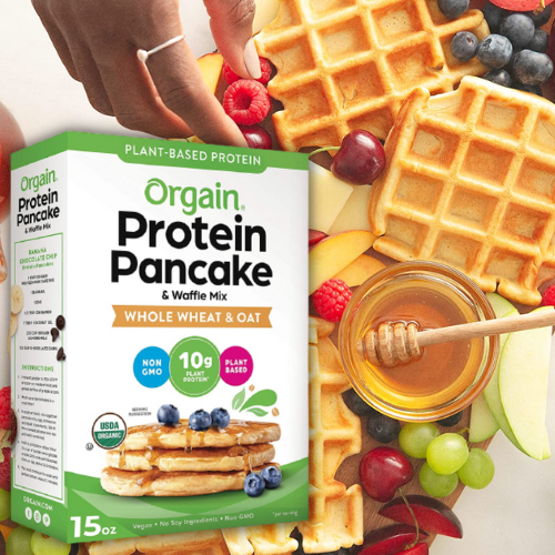 Orgain Protein Pancake & Waffle Mix, Whole Wheat & Oat as low as $5.94 Shipped Free (Reg. $7) – 1K+ FAB Ratings!