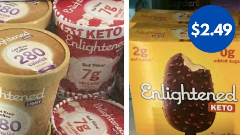 Enlightened Keto Ice Cream Bars or Pints as Low as $2.49