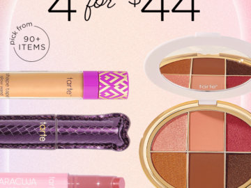 Tarte Cosmetics: Get 4 Full Sized Items for just $44 shipped!