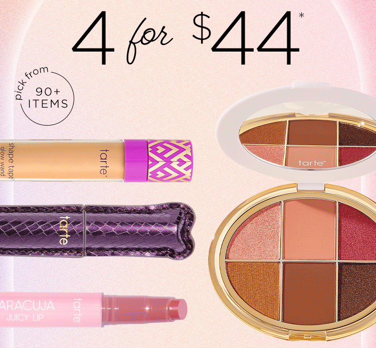 Tarte Cosmetics: Get 4 Full Sized Items for just $44 shipped!