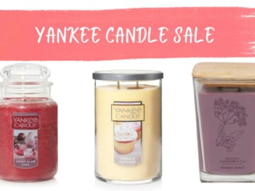 Large Yankee Candles Only $15.50