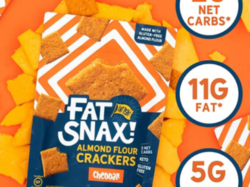 Save 25% on Fat Snax Keto Crackers as low as $8.09 After Coupon (Reg. $15) + Free Shipping