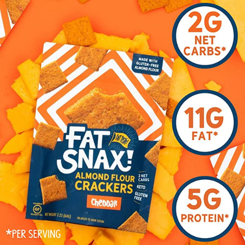 Save 25% on Fat Snax Keto Crackers as low as $8.09 After Coupon (Reg. $15) + Free Shipping