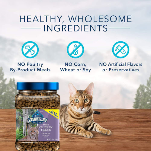 Blue Buffalo Wilderness Crunchy Cat Treats, Chicken, 12-oz as low as $9.43 Shipped Free (Reg. $19) – 9K+ FAB Ratings!