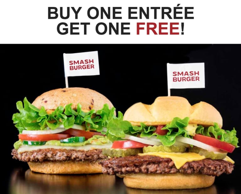 SmashBurger BOGO Burgers This Weekend!