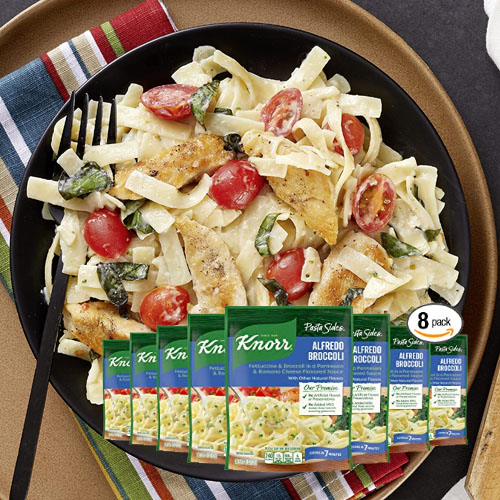 8-Pack Knorr Alfredo Broccoli Pasta Sides Dish as low as $6.07 Shipped Free (Reg. $22) – $0.76 per pack!