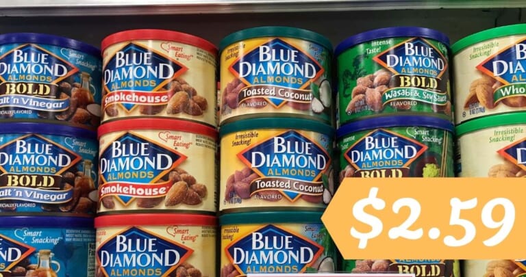 Blue Diamond Coupon | Get Almonds for $2.59 (reg. $10.19!)