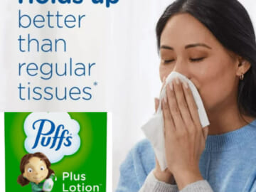 744 Count Puffs Plus Lotion Facial Tissues $9.47- $0.01 per tissue