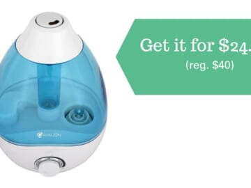 Premium Cool Mist Humidifier For $25 (reg. $40)