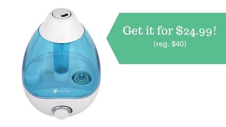 Premium Cool Mist Humidifier For $25 (reg. $40)