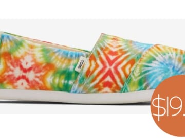 Toms Alpargata Tie Dye Shoes for $19.59