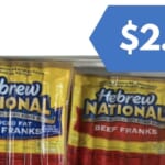 $2.49 Hebrew National Kosher Beef Franks