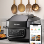 COSORI 6QT 8-in-1 Electric Smokeless Indoor Grill & Smart XL Air Fryer Combo $128.99 After Coupon (Reg. $159.99) + Free Shipping – Compatible with Alexa & Google Assistant!