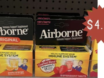 New Airborne Coupon | Get Immune Support Supplements for $4.99