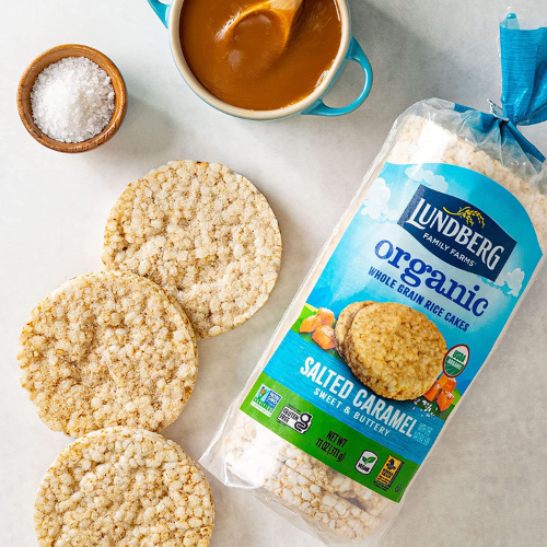 6-Pack Lundberg Organic Salted Caramel Whole Grain Brown Rice Cakes $27.99 After Coupon (Reg. $33) + Free Shipping! $4.67 per 11 Oz Bag! Gluten-Free, Vegan, & Healthy Snacks!