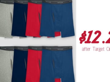 Fruit of the Loom Men’s CoolZone Boxer Briefs 10pk for $12.24