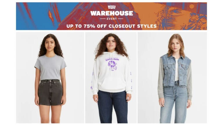 Levi’s Warehouse Sale | Up To 75% Off Sale