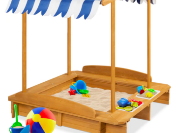 Kids Wooden Cabana Sandbox only $129.99 shipped (Reg. $250!)