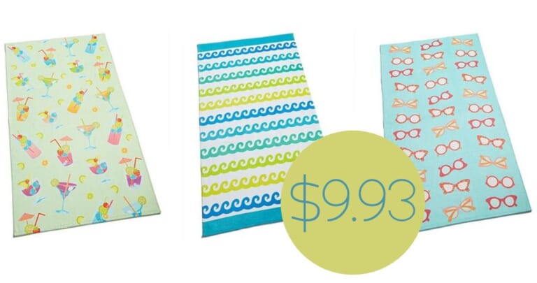 Martha Stewart Beach Towels for $9.93