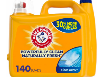 Arm & Hammer Liquid Laundry Detergent, 107 Loads only $6.19 shipped!