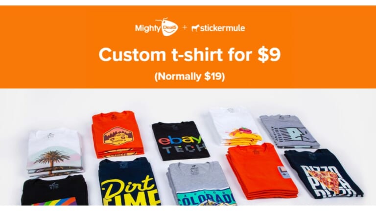 Custom T-Shirt For $9 (reg. $19)