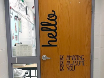 Teacher Door Vinyl