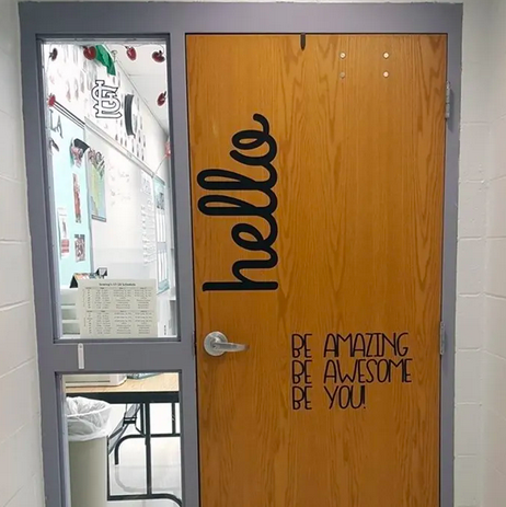 Teacher Door Vinyl