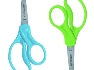 Westcott 5” Hard Handle Kids Blunt Scissors (2 pack) only $1.49!