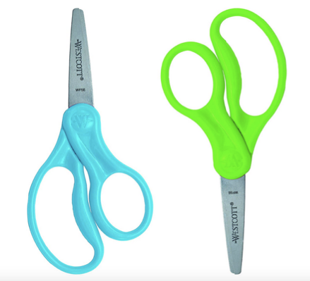 Westcott 5” Hard Handle Kids Blunt Scissors (2 pack) only $1.49!