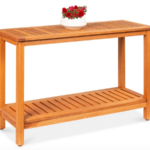 2-Shelf Wood Console Table Storage Organizer only $139.99 shipped (Reg. $230!)