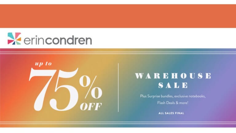 Erin Condren Planners & Notebooks Up To 75% Off