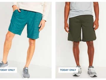 Old Navy: Men’s and Boy’s Activewear Bottoms only $10 today!