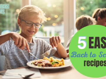 Menu Plan: Easy Back To School Recipes