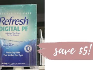 New Refresh Coupon | Get Eye Drops for $3.99