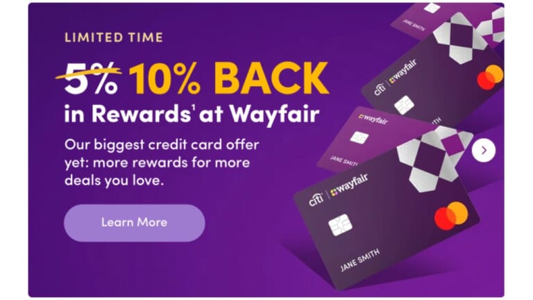 Get 10% Back in Rewards at Wayfair