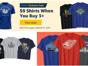 Get $9 Tees When You Buy 3 Or More At Woot!