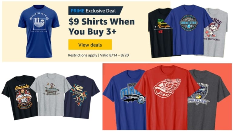 Get $9 Tees When You Buy 3 Or More At Woot!